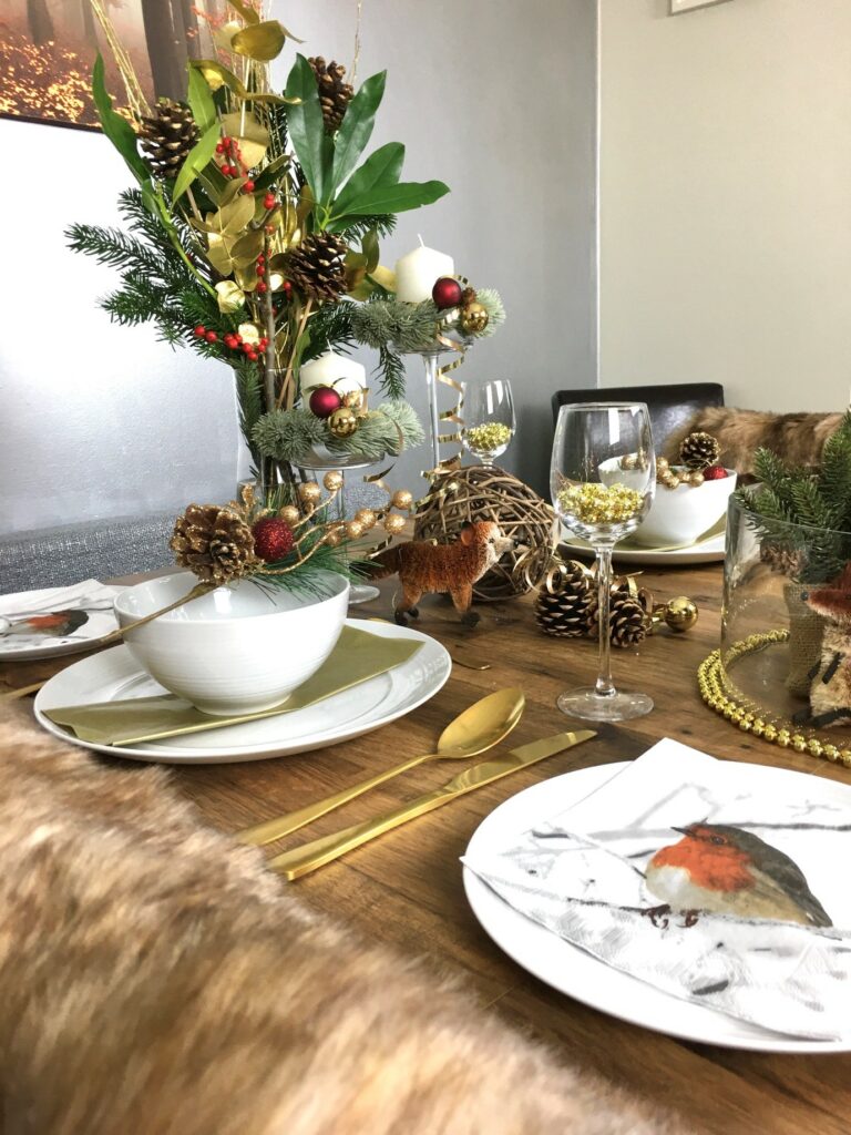 Natural table decorations